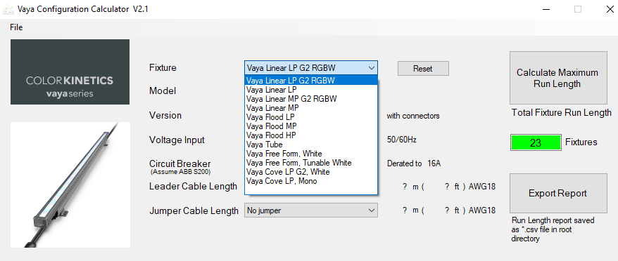 configuration Calculator