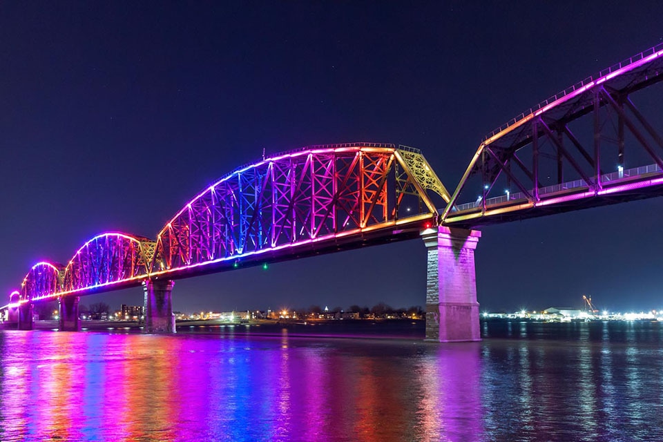 Big Four Bridge Louisville Kentucky Usa
