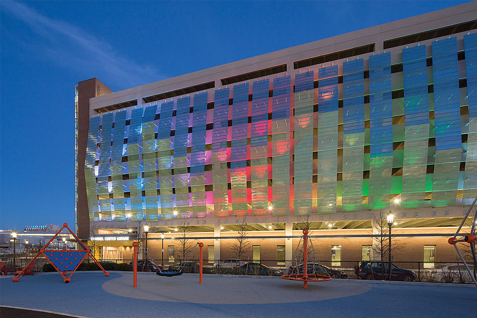 Channel Center Garage Boston Massachusetts Usa Color Kinetics