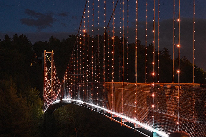 Coaticook Suspended Footbridge