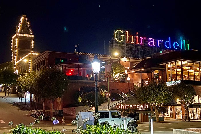 Ghirardelli Square Sign