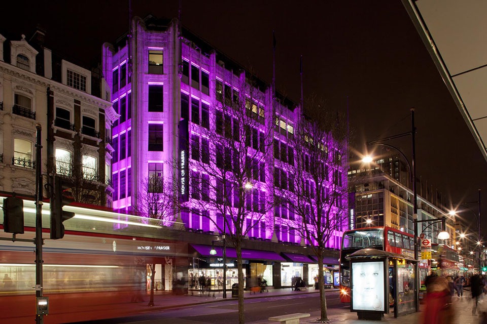 House of Fraser London, England, United Kingdom Color