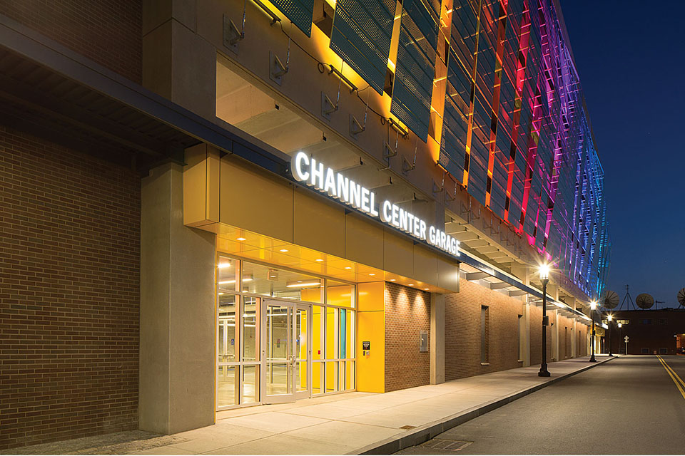 Channel Center Garage Boston Massachusetts Usa Color Kinetics B2bhc P54imagegallery Component Title