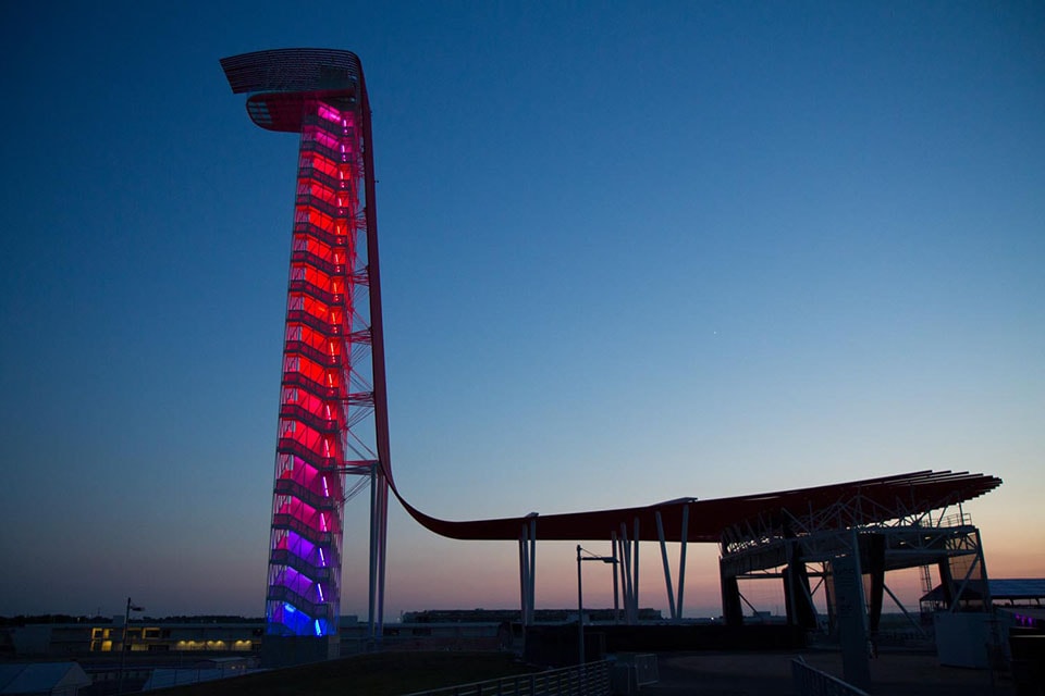 Circuit of the Americas Observation Tower Austin, Texas, USA