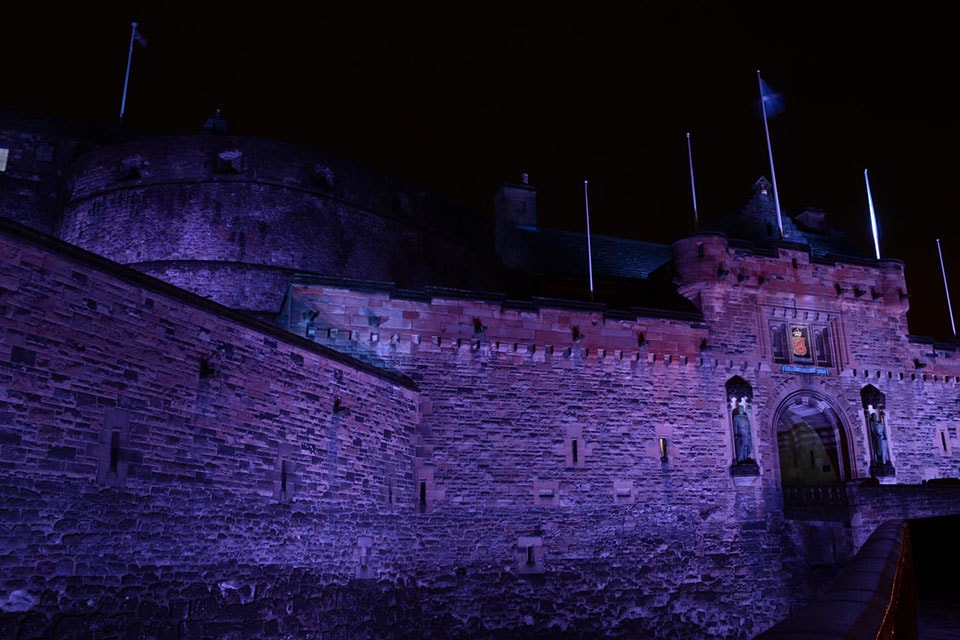 Edinburgh Castle Edinburgh, Scotland, United Kingdom | Color Kinetics