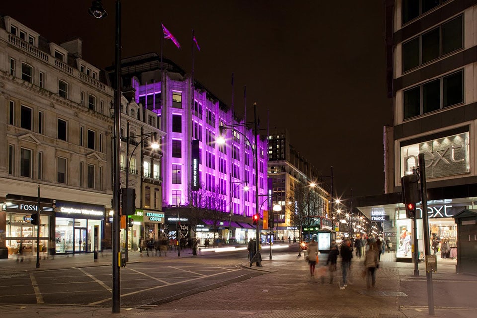 House Of Fraser London England United Kingdom Color Kinetics House Of Fraser London England United Kingdom Color Kinetics