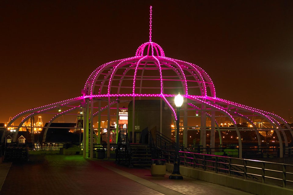 City of Long Beach Long Beach California USA Color Kinetics