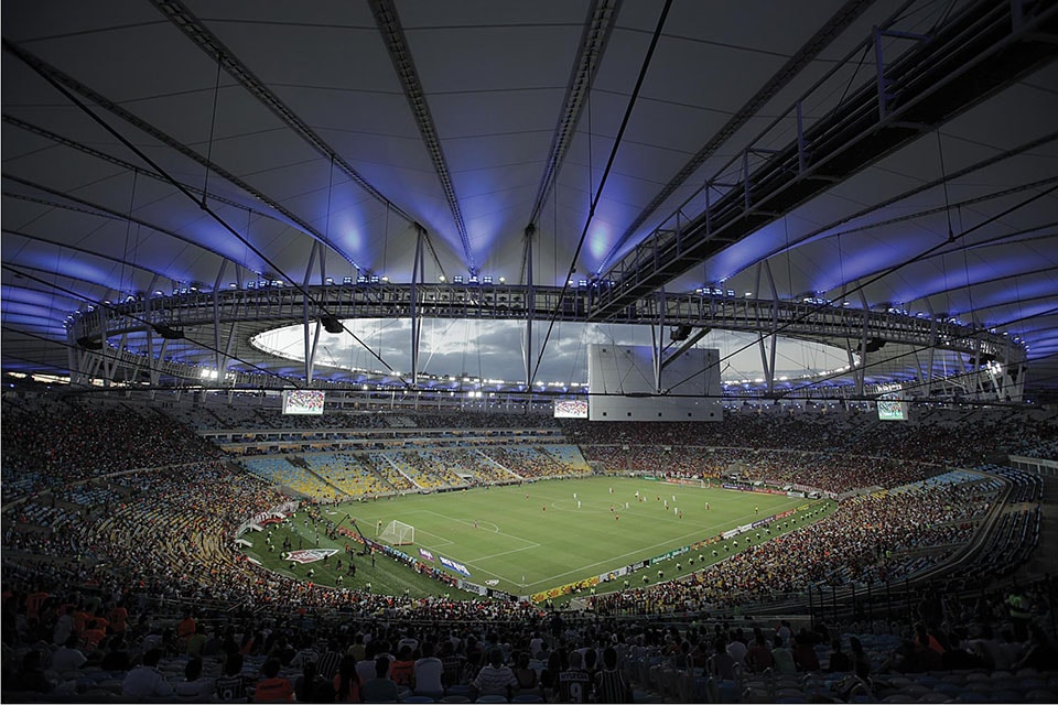 Maracana Stadium Rio De Janeiro Brazil Color Kinetics