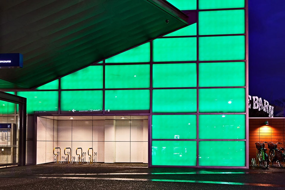 Newmarket Railway Station Auckland New Zealand Color Kinetics Newmarket Railway Station Auckland
