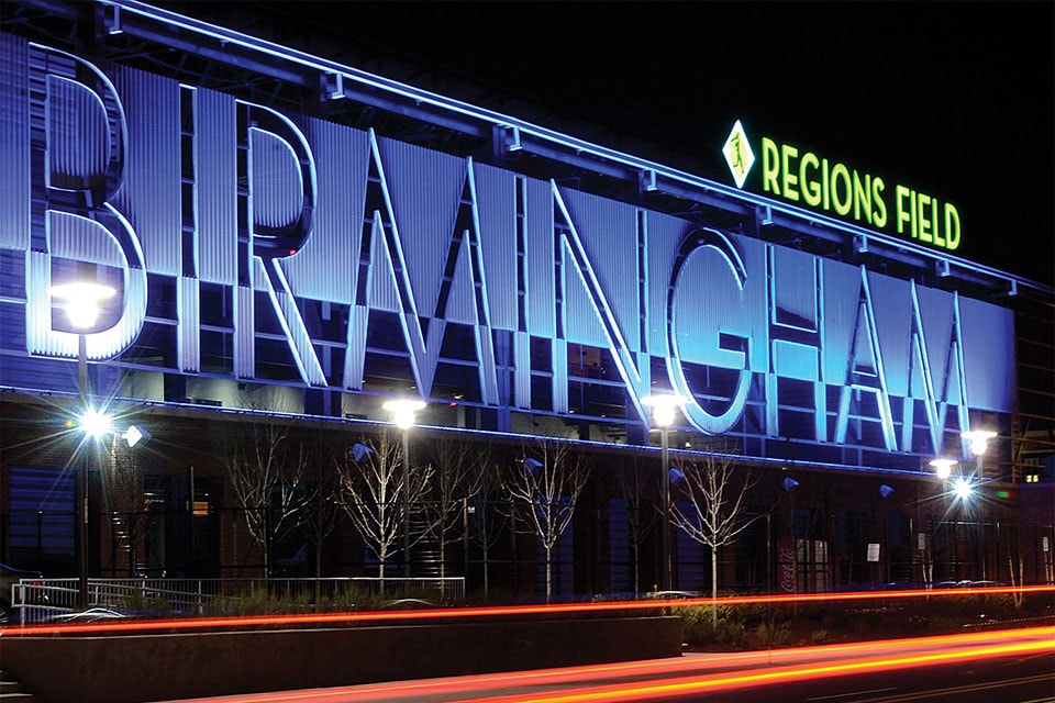 Birmingham Regions Field Sign Birmingham, Alabama, USA